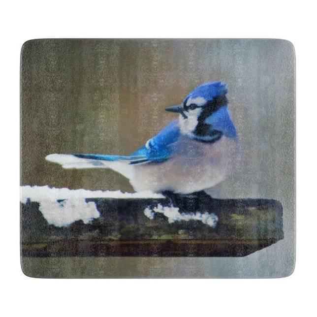 Blue Jay Painting - Original Bird Art (Framsidan)