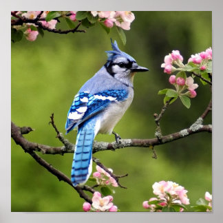 Blue Jay Poster