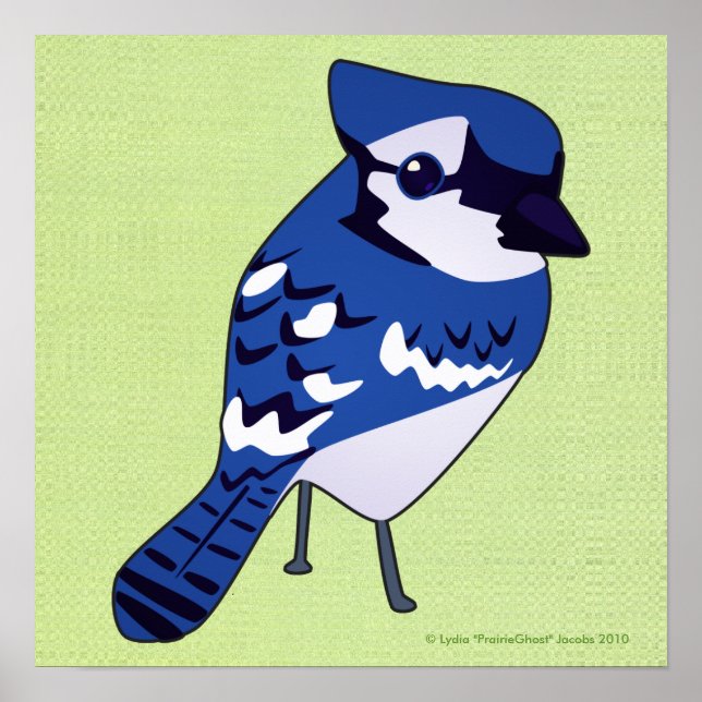 Blue Jay Print Poster (Framsidan)