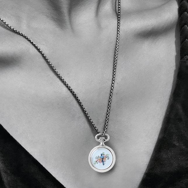 Blue Jay Vår blommor Armbandsur (Skapare uppladdad)