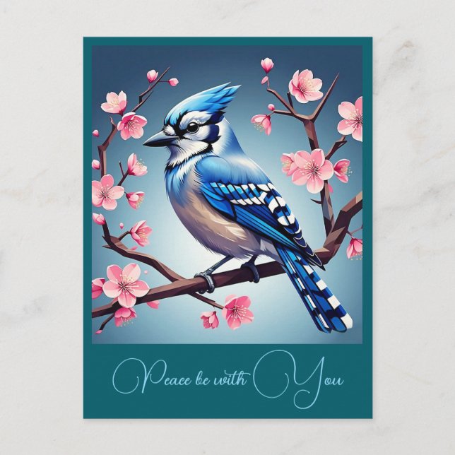 " BLUE JAY " VYKORT (Framsida)