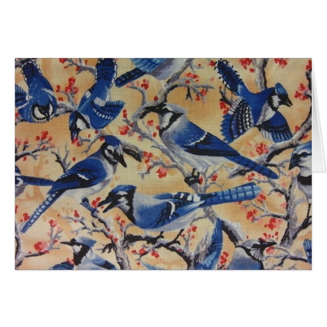 Blue Jays Hälsningskort (Framsidan Horizontal)