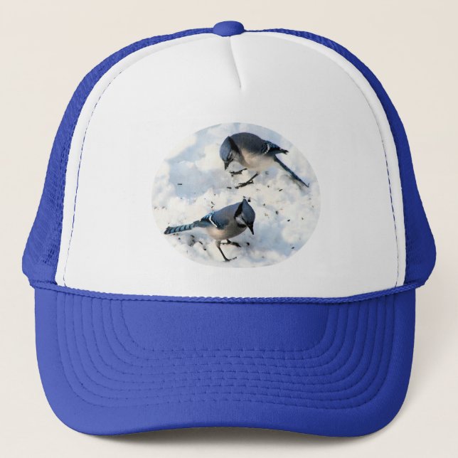 Blue Jays i snö Truckerkeps (Framsida)