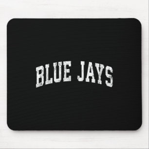 Blue Jays Mascot Vintage Athletic Sports Namn Desi Musmatta