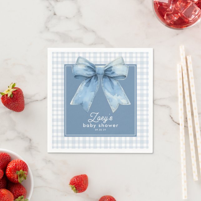 Blue Jean Baby Baby Shower Paper Napkin Pappersservett (Insitu)