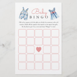 Blue Jean Baby Bingo Baby Shower Game