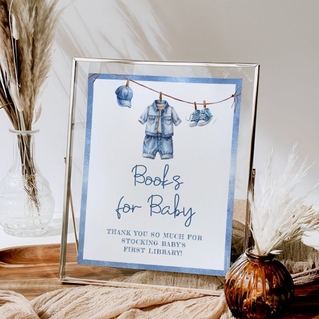 Blue Jean Baby Bokar för Baby Poster (Skapare uppladdad)
