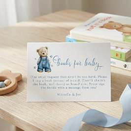 Blue Jean Baby Books For Baby Enclosure Card Tilläggskort