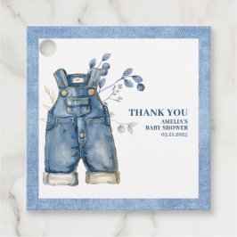 Blue jean baby Denim land Baby-dusch Gåvor Etiketter