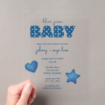 Blue Jean Baby | Modern Baby Shower | Patchwork