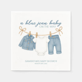 Blue Jean Baby på babyskusen Pappersservett