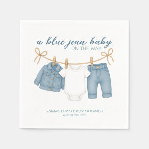 Blue Jean Baby på babyskusen Pappersservett