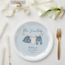 Blue Jean Baby Shower Baby Outfit