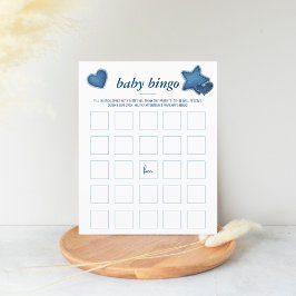 Blue Jean Baby Shower Game | Baby Bingo