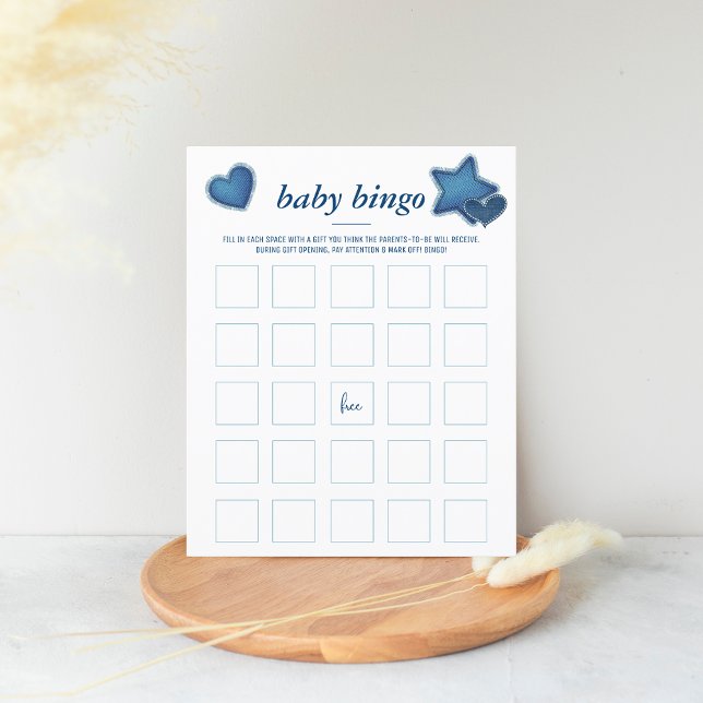 Blue Jean Baby Shower Game | Baby Bingo (Skapare uppladdad)