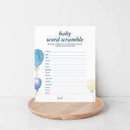 Blue Jean Baby Shower | Skuggspel i ord