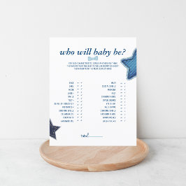 Blue Jean Baby Shower | Vem kommer att spela Baby?