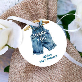 Blue Jean Boy Western Baby Shower Tack Gåvor Etiketter