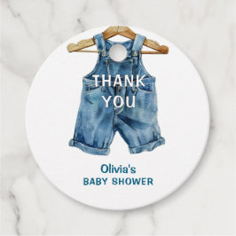 Blue Jean Boy Western Baby Shower Tack Gåvor Etiketter