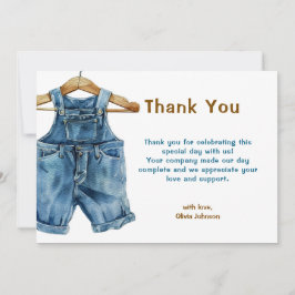 Blue Jean Boy Western Baby Shower Tack Kort
