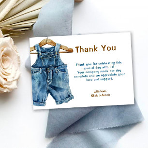 Blue Jean Boy Western Baby Shower Tack Kort