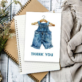 Blue Jean Boy Western Baby Shower Tack Kort
