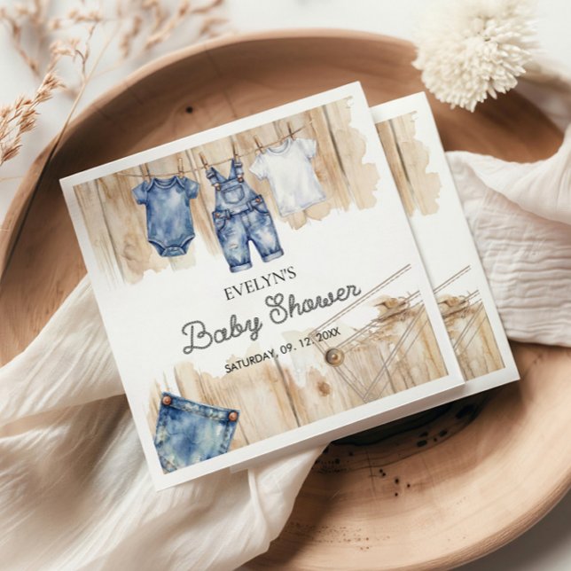 Blue Jean Denim  Pappersservett (Skapare uppladdad)