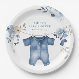 Blue Jean Denim Sweet Boy Shower