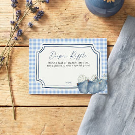 Blue Jean Diaper Raffle Card  Tilläggskort