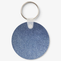 Blue Jean Keychain