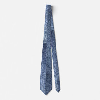 Blue Jean Neck Tie Slips