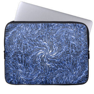 Blue Jean swirl.... Laptop Fodral