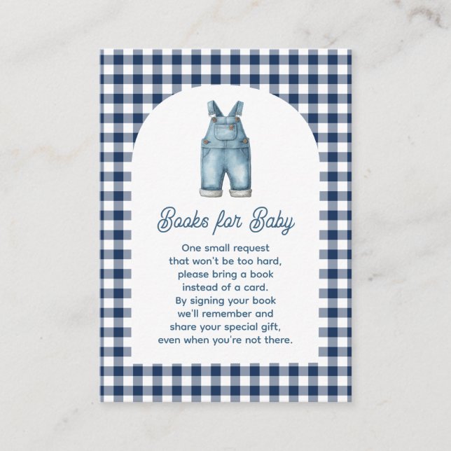 Blue Jean Ta en Bok Tilläggskort (Framsida)