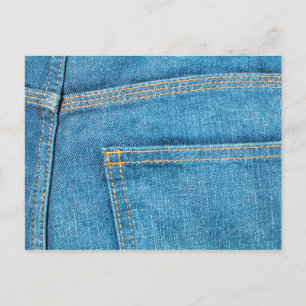 Blue Jeans Back Pocket Vykort