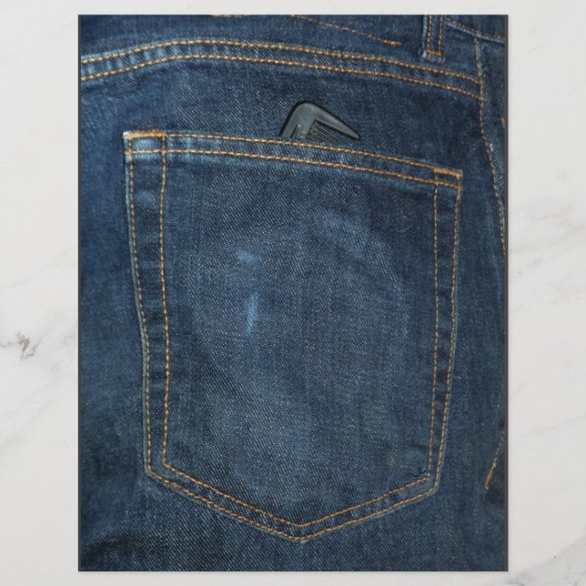 Blue Jeans Denim Pocket Reklamblad (Framsidan)