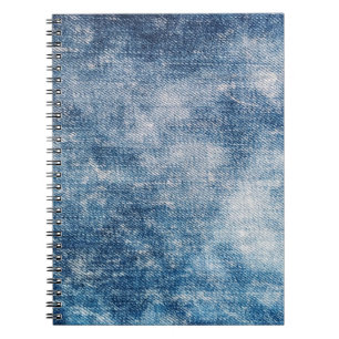 Blue Jeans Denim, Texturerad bakgrund. Anteckningsbok