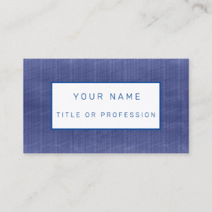 Blue Jeans Luxury Visitkort