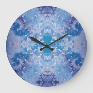 Blue Jeans Retro Tie Dye Stor Klocka
