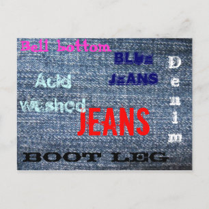 Blue Jeans Vykort