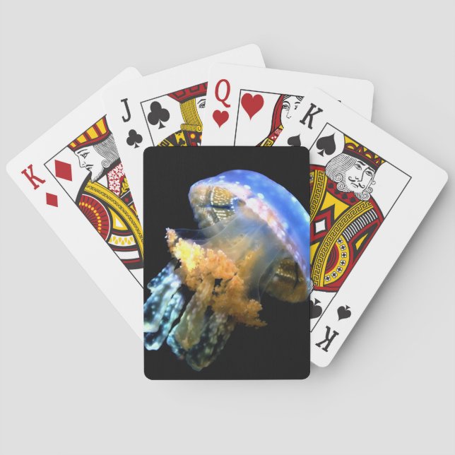 Blue Jellyfish Casinokort (Baksidan)