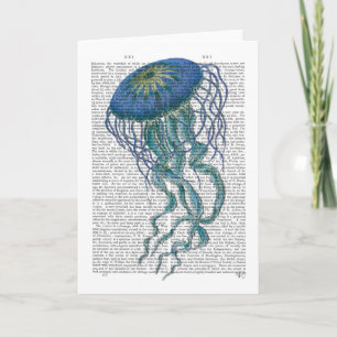 Blue Jellyfish Kort