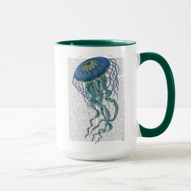 Blue Jellyfish Mugg (Höger)