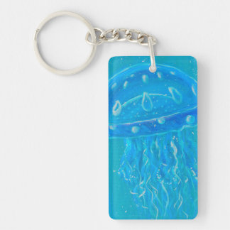 Blue Jellyfish Painting