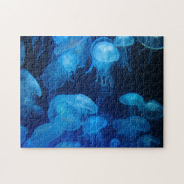 Blue Jellyfish Pussel