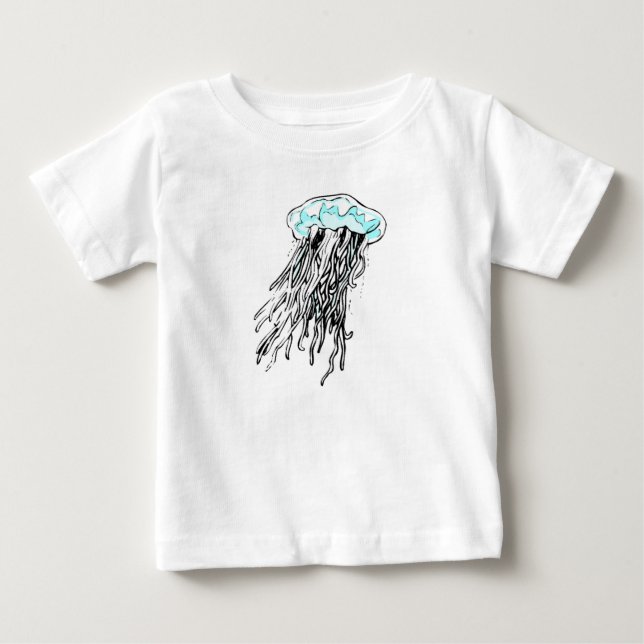 Blue Jellyfish Tee (Framsida)