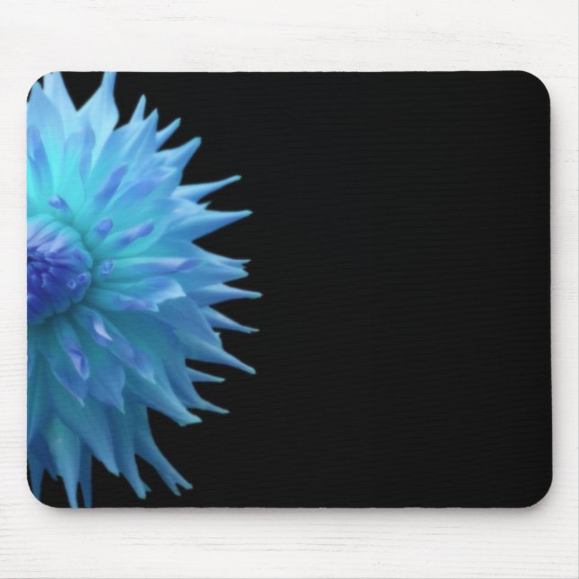 Blue Jennie On Black Mouse Pad Musmatta (Framsidan)