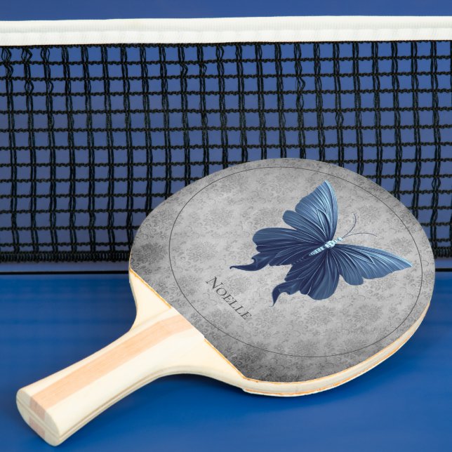Blue Jeweled Butterfly Pingisracket (Insitu)