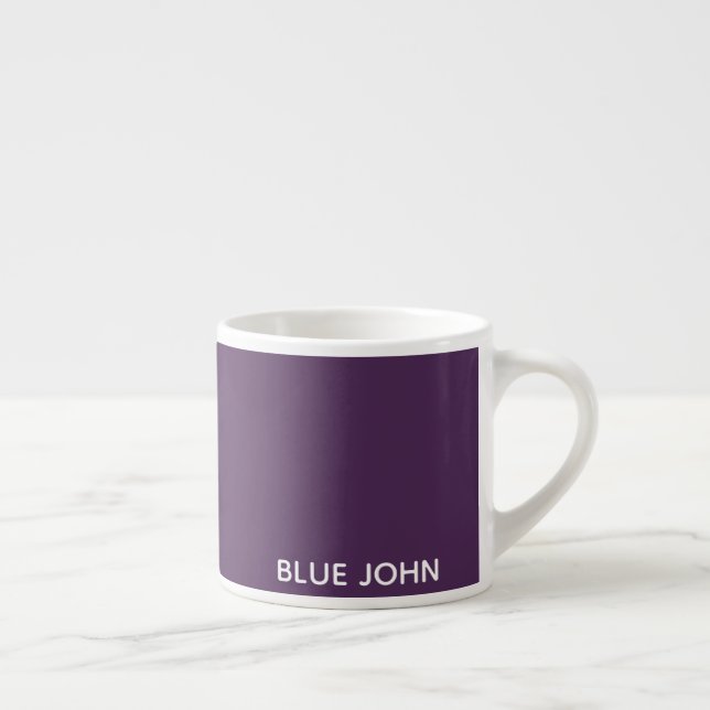 Blue John lila färg namn Espressomugg (Höger)