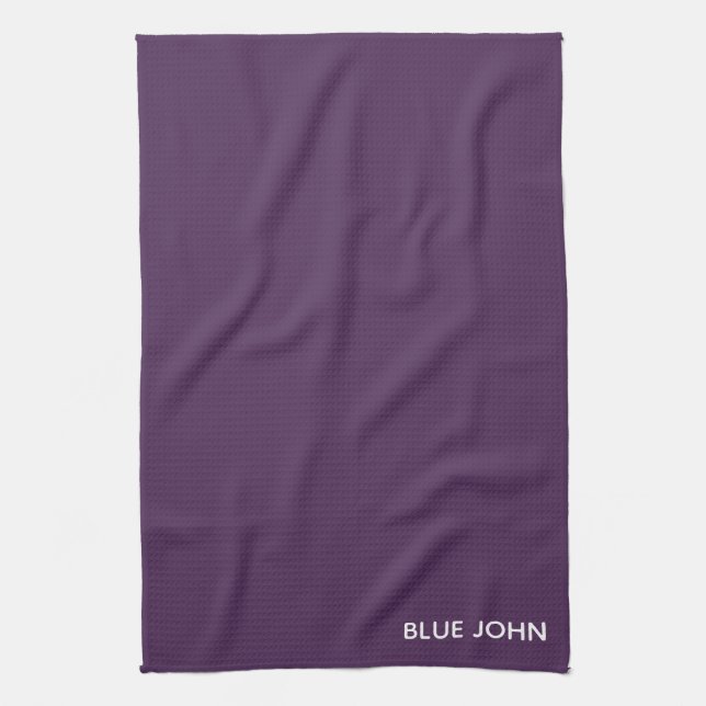 Blue John lila färg namn Kökshandduk (Vertikal)