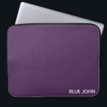 Blue John lila färg namn Laptop Fodral<br><div class="desc">Blue John lila färg namn</div>